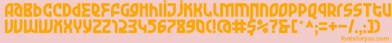 More about KDGarageGarbage Regular Font KDGarageGarbage Regular Font – Orange Fonts on Pink Background