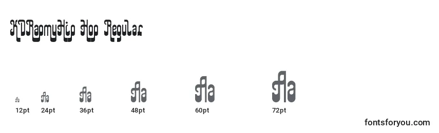 KDRapmyHip Hop Regular Font Sizes