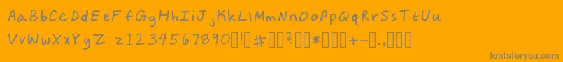 Подробнее о шрифте KeanasSharpieFont Regular Шрифт KeanasSharpieFont Regular – серые шрифты на оранжевом фоне