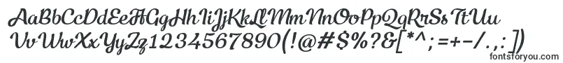 フォントKecap Personal Use Italic – ポスター用のフォント
