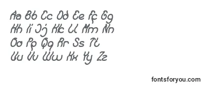 Czcionka Keep Quite and Simple Bold Italic