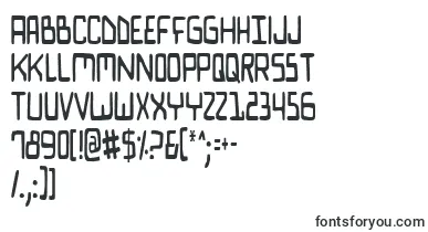 Biocomv2c font – tall Fonts