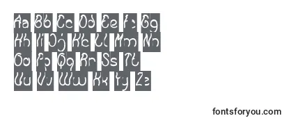 Schriftart Keep Quite and Simple Inverse