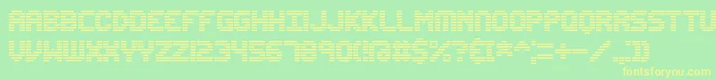 Edunline Font – Yellow Fonts on Green Background