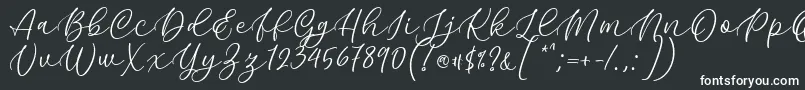 Czcionka Kelidya Font by Keithzo 7NTypes – białe czcionki