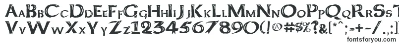 Шрифт Kelt Caps Freehand – шрифты с фиксированной шириной