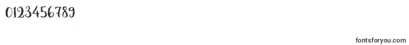 Kemistale Regular Font – Fonts for Numbers and Digits