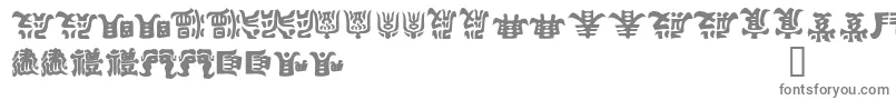 KEMURI   Font – Gray Fonts on White Background