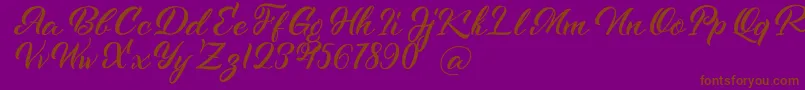 More about Kenshington Font Kenshington Font – Brown Fonts on Purple Background