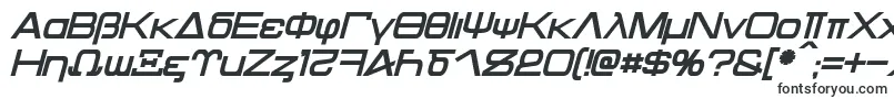 Kentaurus Bold Italic Font – Futuristic Fonts