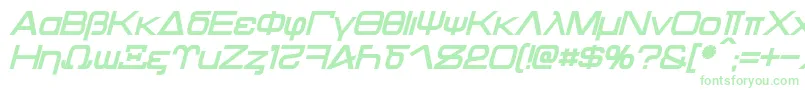 Kentaurus Bold Italic-Schriftart – Grüne Schriften