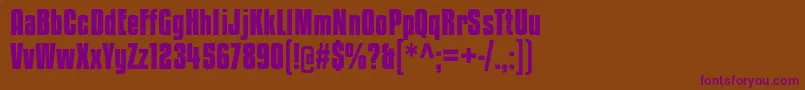kenyan coffee bd Font – Purple Fonts on Brown Background