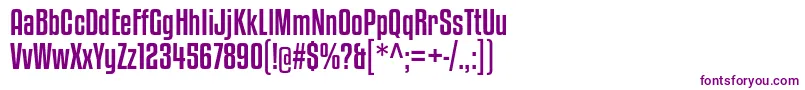 kenyan coffee rg Font – Purple Fonts on White Background