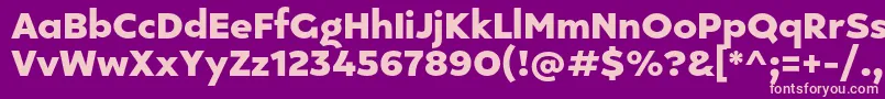 Kepler 296 Personal use Font – Pink Fonts on Purple Background