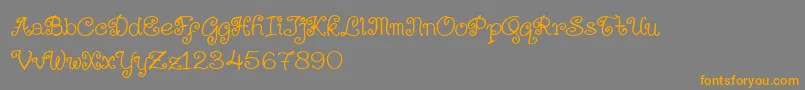 fuente Kerithing update – Fuentes Naranjas Sobre Fondo Gris