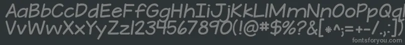 fuente KGATeenyTinyFont – Fuentes Grises Sobre Fondo Negro
