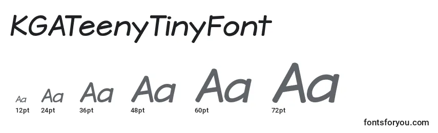 KGATeenyTinyFont (131551) Font Sizes