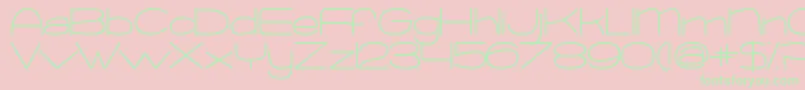 KGChangeThisHeart Font – Green Fonts on Pink Background