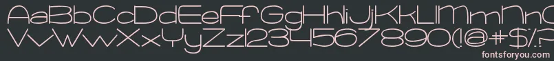 KGChangeThisHeart Font – Pink Fonts on Black Background