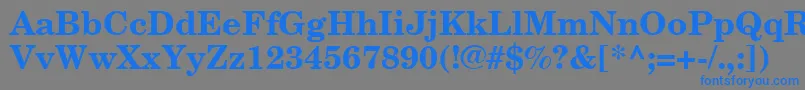 More about NewCenturySchoolbookCeBold Font NewCenturySchoolbookCeBold Font – Blue Fonts on Gray Background