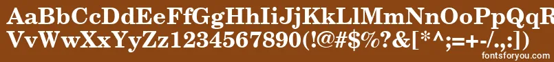 More about NewCenturySchoolbookCeBold Font NewCenturySchoolbookCeBold Font – White Fonts on Brown Background