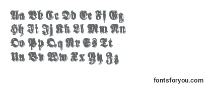Обзор шрифта SinisenharmaaPerkele