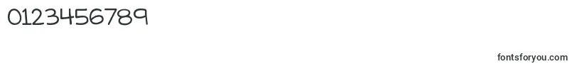 KGWhatDoesTheFoxSay-Schriftart – Schriften für Zahlen und Nummern