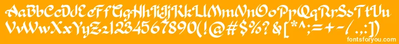 Más sobre la fuente Khaleefa fuente Khaleefa – Fuentes Blancas Sobre Fondo Naranja