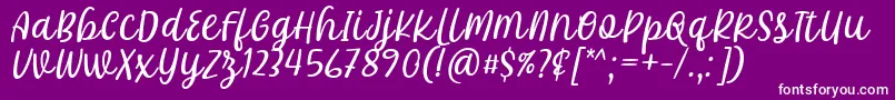 fuente Khalifa Font by 7Ntypes D – Fuentes Blancas Sobre Fondo Morado