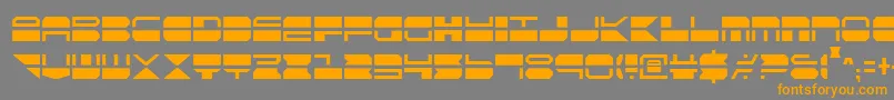 Подробнее о шрифте QuickmarkCondensed Шрифт QuickmarkCondensed – оранжевые шрифты на сером фоне