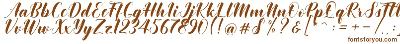 Khinta Script Font – Brown Fonts