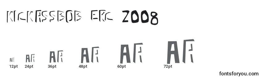 Размеры шрифта Kickassbob erc 2008