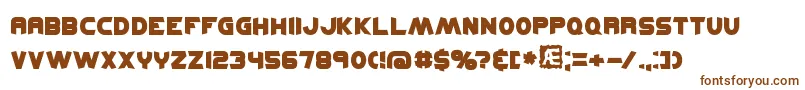 kickflip Font – Brown Fonts on White Background