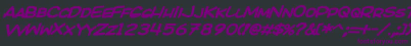 KICOBI   Font – Purple Fonts on Black Background