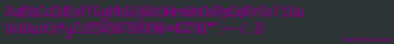 Więcej informacji o czcionce Kid Knowledge 1 Czcionka Kid Knowledge 1 – fioletowe czcionki na czarnym tle