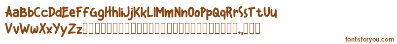Kiddos Demo Font – Brown Fonts