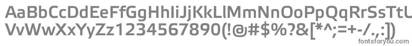 ElektraMediumPro Font – Gray Fonts on White Background