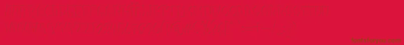 Kids Zone Inner Font – Brown Fonts on Red Background