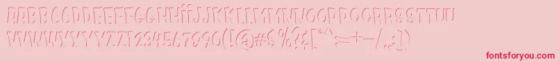 Kids Zone Inner Font – Red Fonts on Pink Background