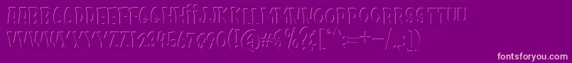 Kids Zone Inner Font – Pink Fonts on Purple Background