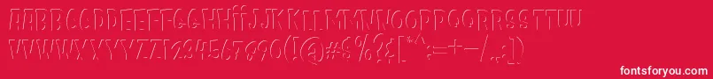 Kids Zone Inner Font – White Fonts on Red Background