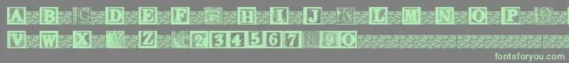 More about KidsBlocks Font KidsBlocks Font – Green Fonts on Gray Background