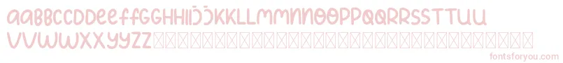 KidsPlanet Font – Pink Fonts on White Background