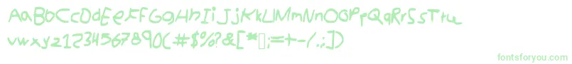 kidswriting Font – Green Fonts