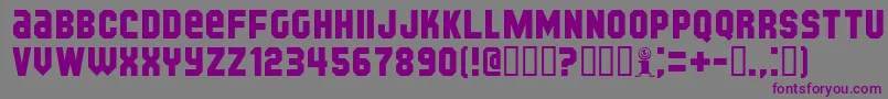 KIJKB    Font – Purple Fonts on Gray Background