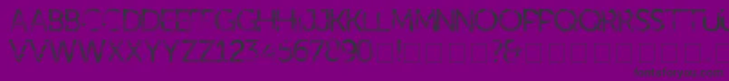 kill ed Font – Black Fonts on Purple Background