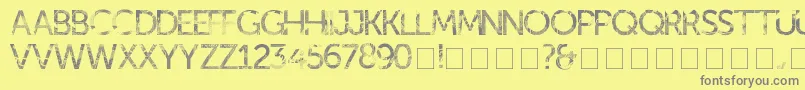 More about kill ed Font kill ed Font – Gray Fonts on Yellow Background