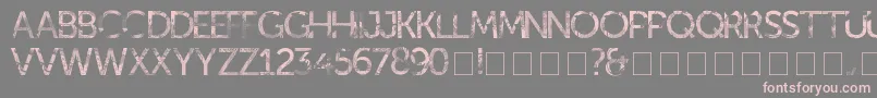 kill ed Font – Pink Fonts on Gray Background