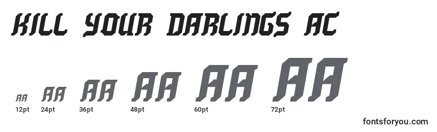 Kill your darlings AC (131635) Font Sizes