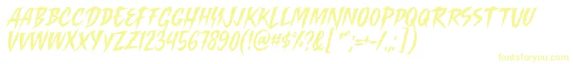 Police Killing Harmonic Font by Keithzo 7NTypes – polices jaunes